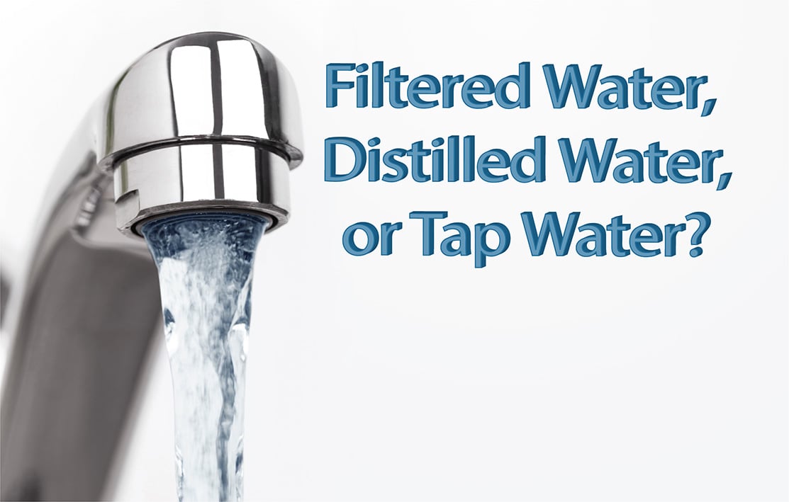 filtered water vs distilled water