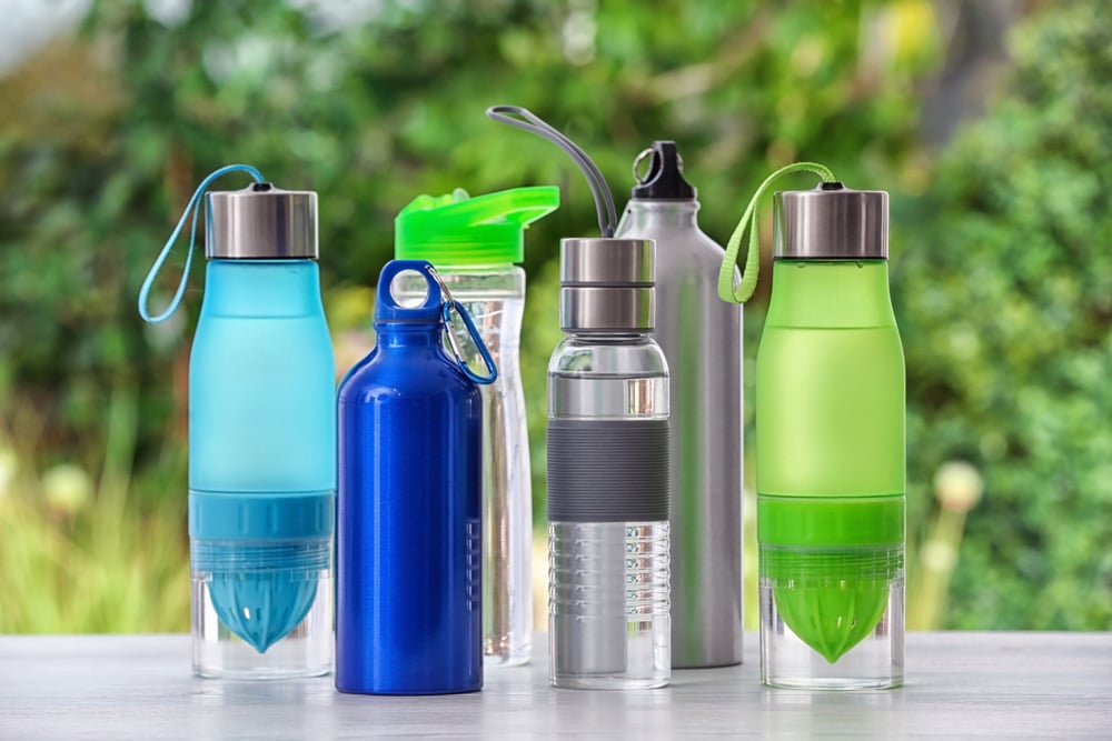 4 Types of Reusable Water Bottles