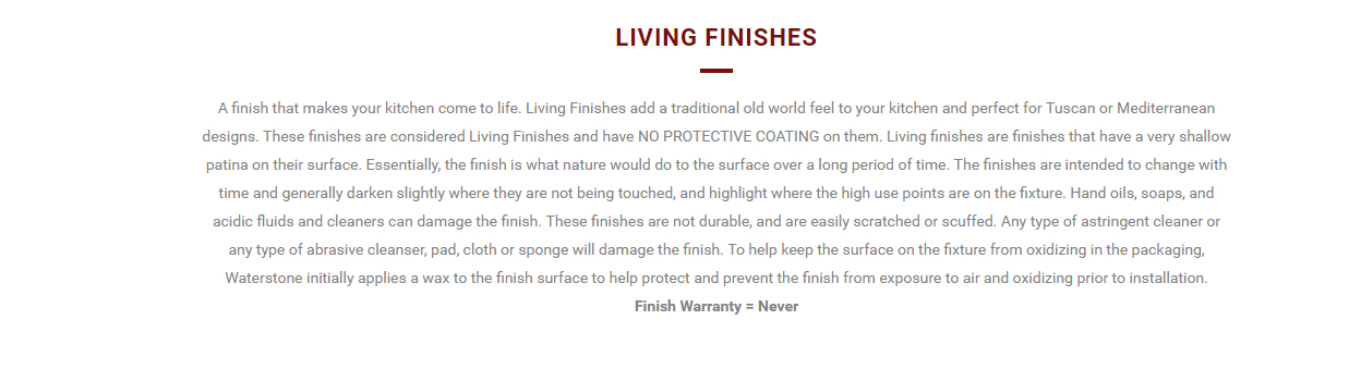 Living Finishes Texts