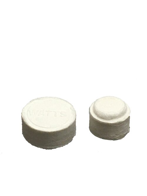 replacement leak detector pads for 1/4" non-electric leak detector for under counter systems