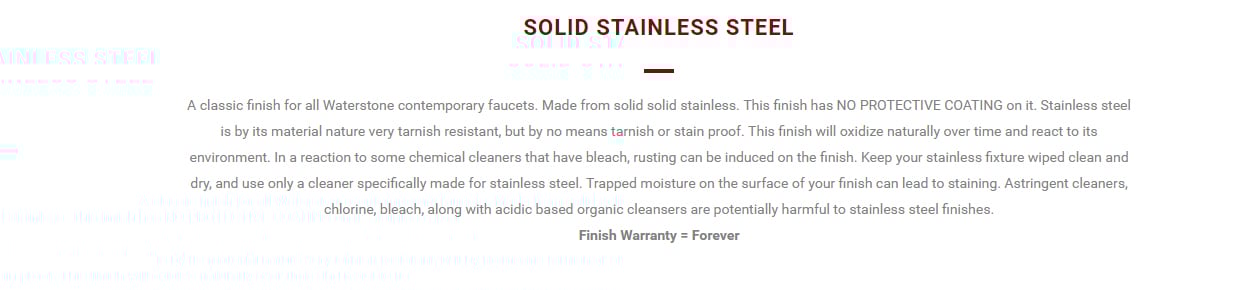 Solid Stainless Steel Solid Stainless Steel