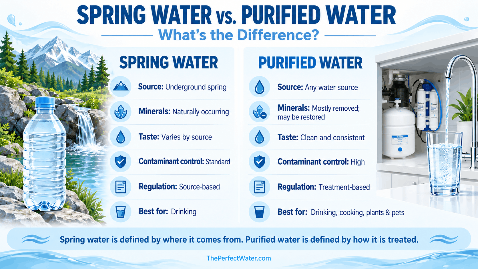SpringvsPurifiedWater